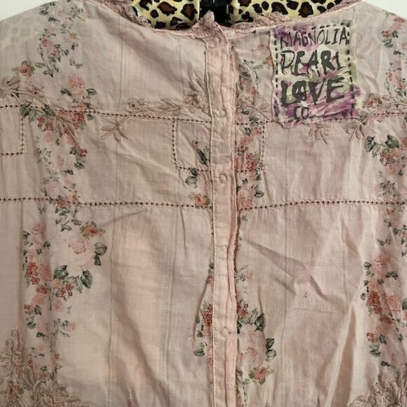 Magnolia Pearl Pink Floral Midi Dress - Picture 12 of 15